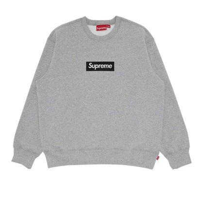 Supreme Box Logo Crewneck Heather Grey - AFV Clothes
