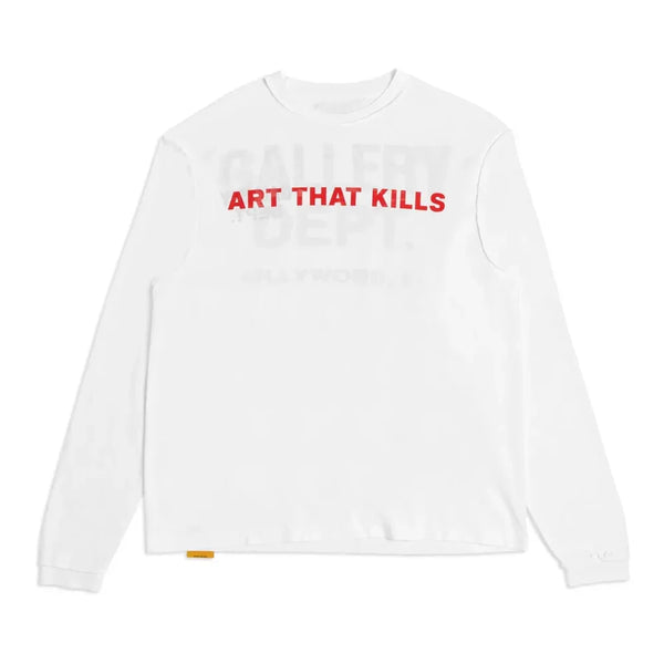 Gallery Dept. Art That Kills Reversible L/S Tee White - AFV Clothes