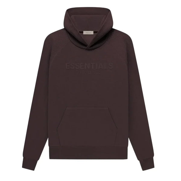 Fear Of God Essentials Waffle Raglan Hoodie Plum - AFV Clothes