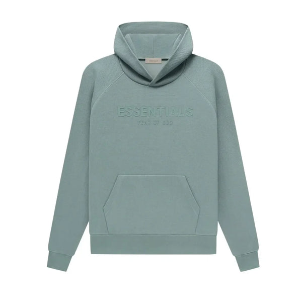 Fear Of God Essentials Waffle Raglan Hoodie Sycamore - AFV Clothes