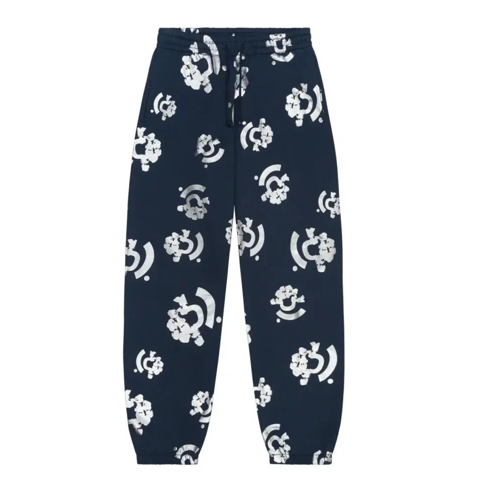 Denim Tears Bstroy Tears Sweatpants Blue - Afewvibe