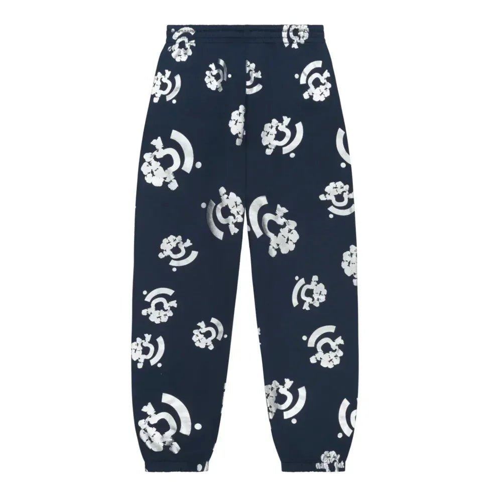 Denim Tears Bstroy Tears Sweatpants Blue - Afewvibe