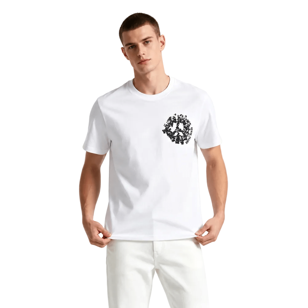 Denim Tears Denim University Tee SS24 White - AFewVibe
