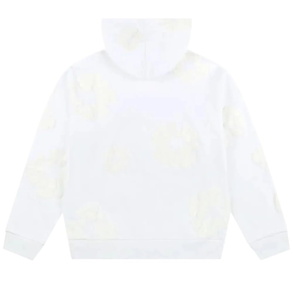 Denim Tears Mono Cotton Wreath Sweatshirt White - AFewVibe