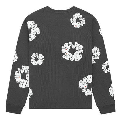 Denim Tears Rhinestone Wreath Thermal Vintage Black - Afewvibe