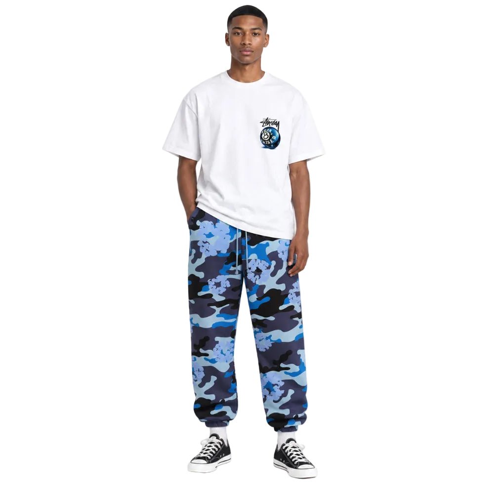 Denim Tears The Cotton Wreath Sweatpant Blue Camo - AFewVibe