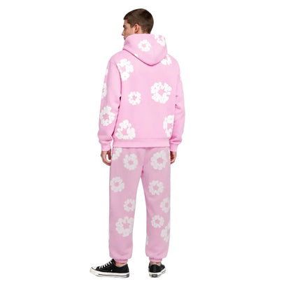 Denim Tears The Cotton Wreath Sweatpants Pink - AFewVibe