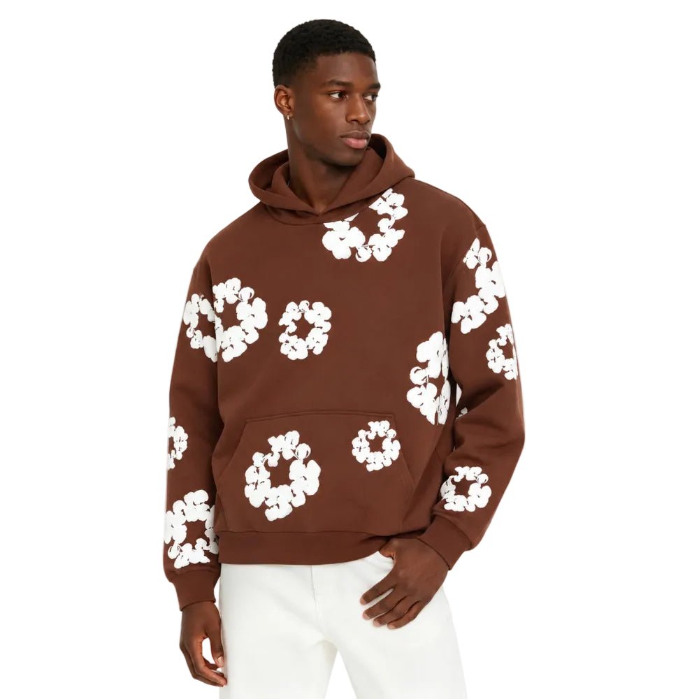 Denim Tears The Cotton Wreath Sweatshirt Brown - AFewVibe