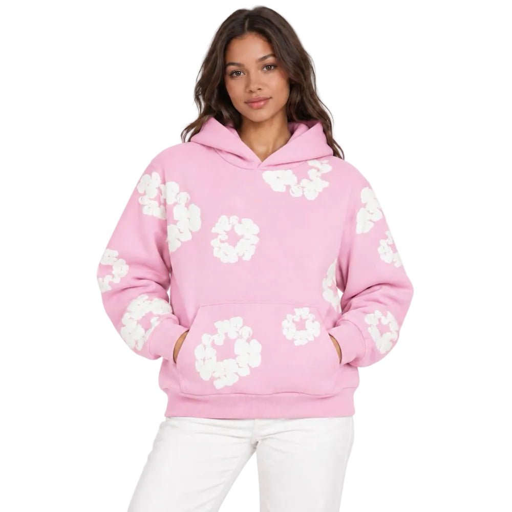 Denim Tears The Cotton Wreath Sweatshirt Pink - AFewVibe