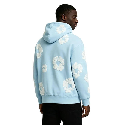 Denim Tears The Cotton Wreath Sweatshirt Powder Blue - AFewVibe