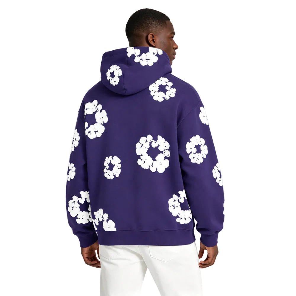 Denim Tears The Cotton Wreath Sweatshirt Purple - AFewVibe