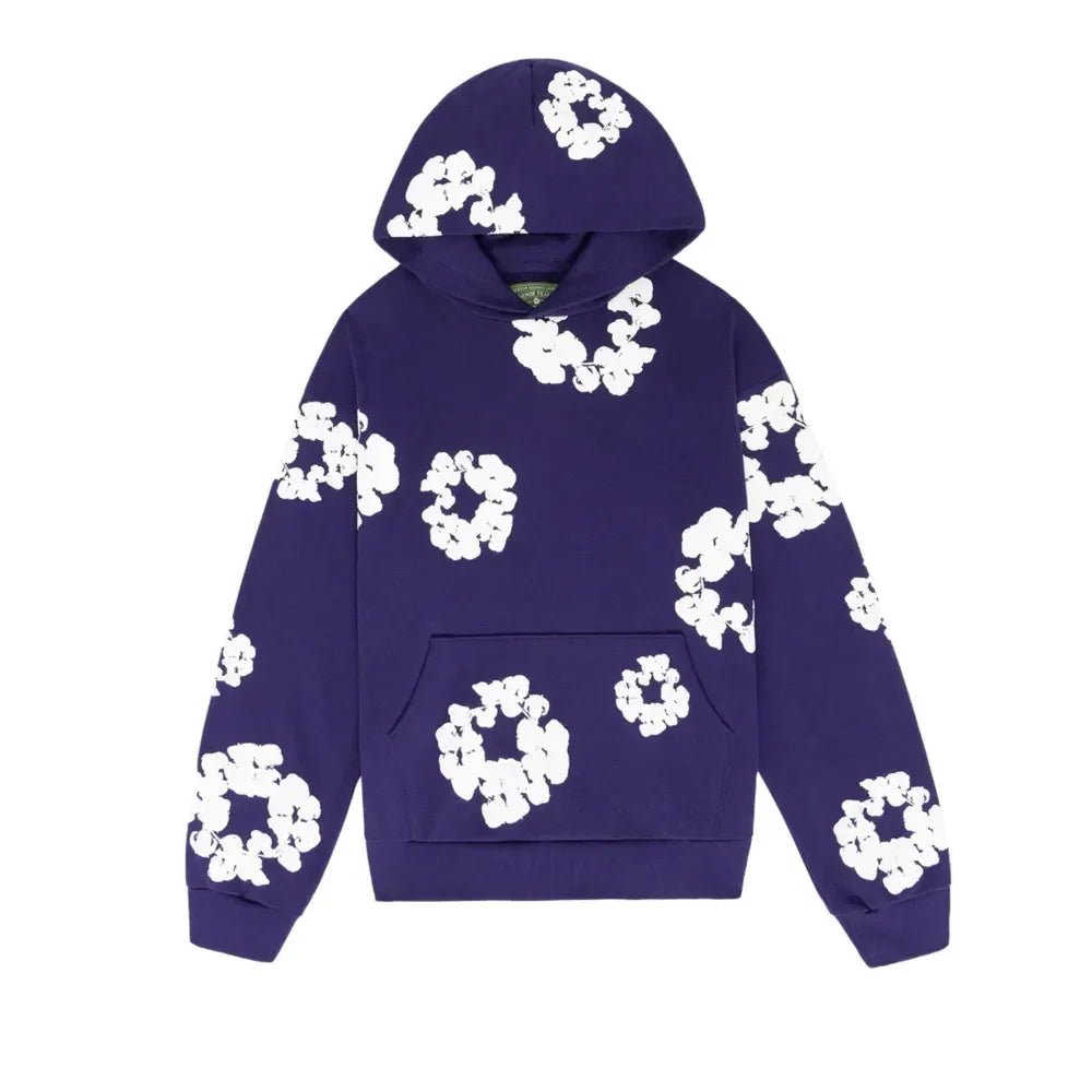 Denim Tears The Cotton Wreath Sweatshirt Purple - Afewvibe