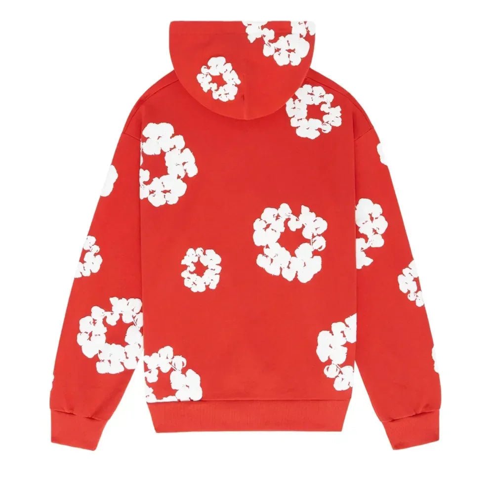 Denim Tears The Cotton Wreath Sweatshirt Red – AFewVibe