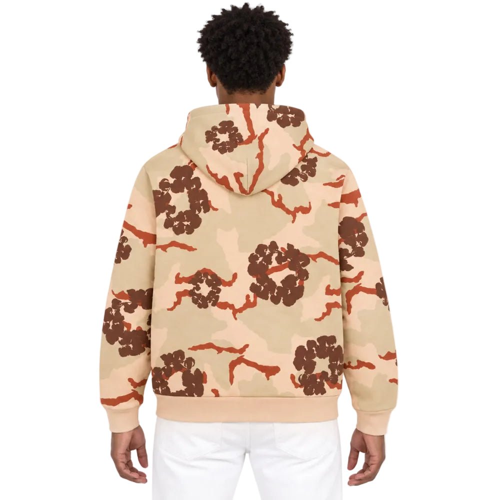 Denim Tears The Cotton Wreath Zip Sweatshirt Tan Camo - AFewVibe