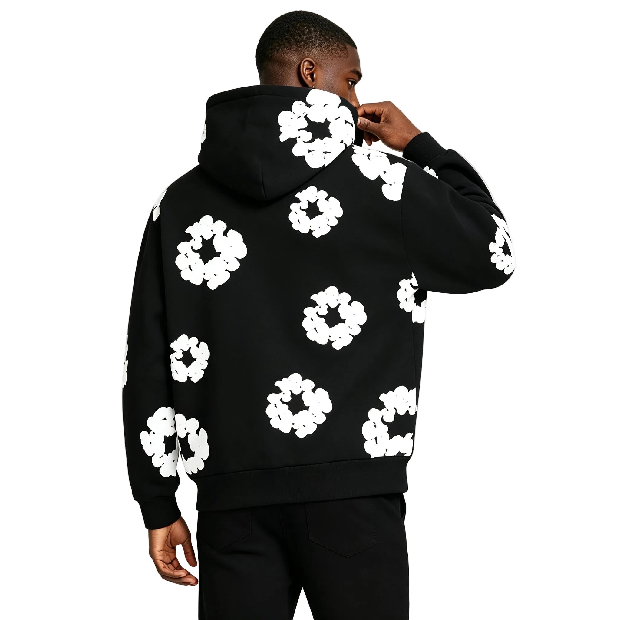 Denim Tears The Cottonwreath Sweatshirt Black - AFewVibe