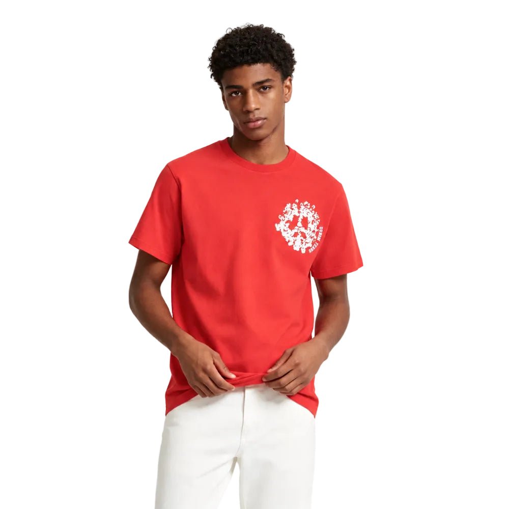 Denim Tears University Tee Red - AFewVibe