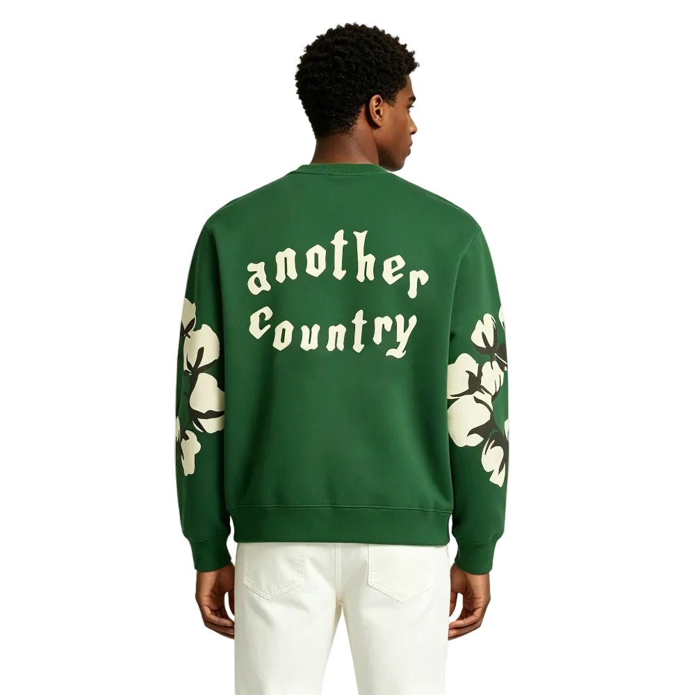Denim Tears x CPFM Cactus Tears Crewneck Green - AFewVibe
