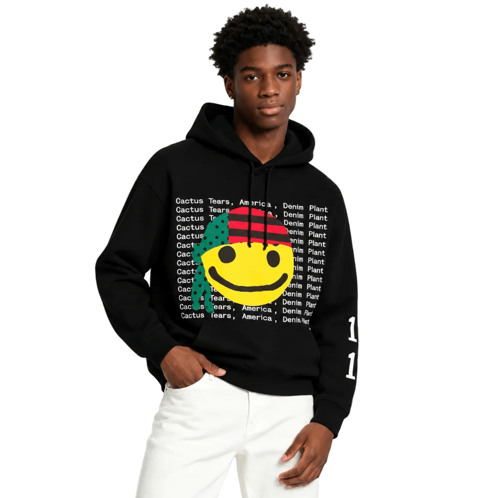 Denim Tears x CPFM Cactus Tears Hoodie Black - AFewVibe