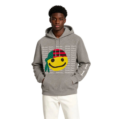 Denim Tears x CPFM Cactus Tears Hoodie Grey - AFewVibe