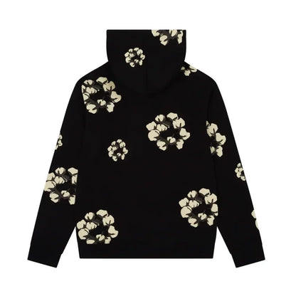 Denim Tears x CPFM Cactus Tears Wreath Hoodie Black - Afewvibe