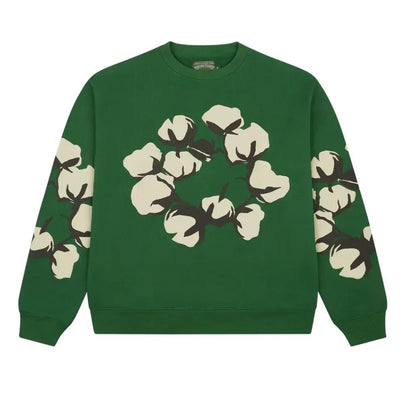 Denim Tears xCPFM Cactus Tears Crewneck Green - Afewvibe