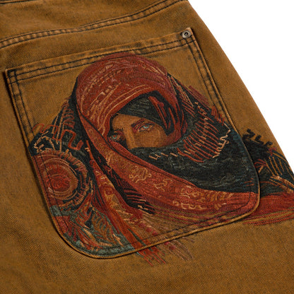 derschutze yasmin v3 Jorts tinted denim shorts - AFewVibe