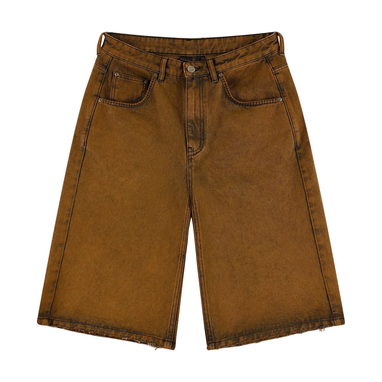 derschutze yasmin v3 Jorts tinted denim shorts - AFewVibe