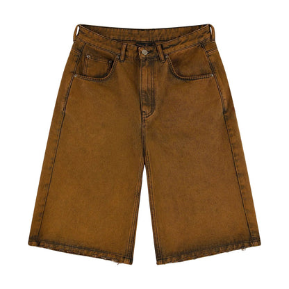 derschutze yasmin v3 Jorts tinted denim shorts - AFewVibe