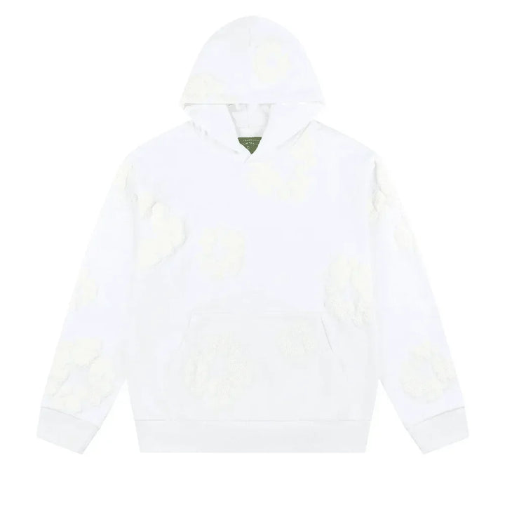 Denim Tears Mono Cotton Wreath Sweatshirt White - AFV Clothes