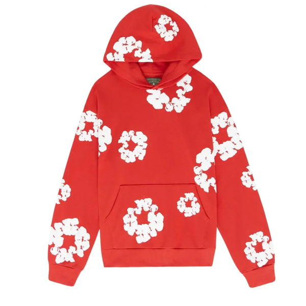 Denim Tears The Cotton Wreath Sweatshirt Red - AFV Clothes