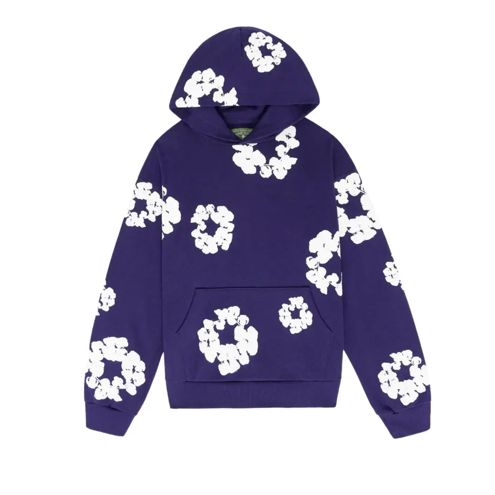 Denim Tears The Cotton Wreath Sweatshirt Purple - AFV Clothes