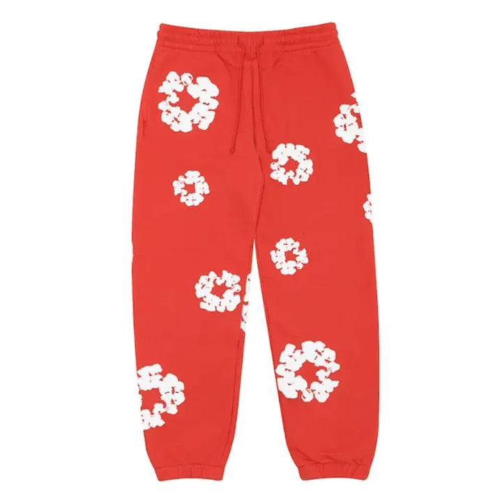 Denim Tears The Cottonwreath Sweatpant Red - AFV Clothes