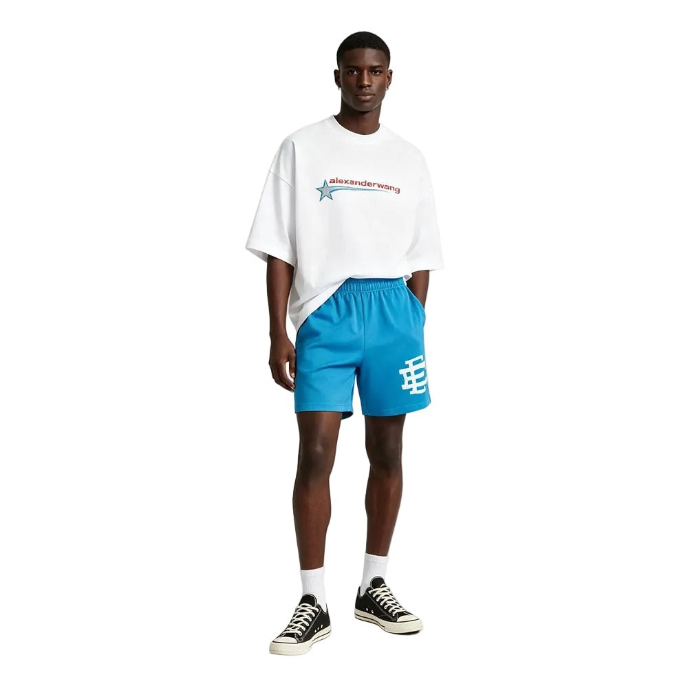 Eric Emanuel EE Akimbo Tyrrell Winston Short Carolina Blue White - AFewVibe