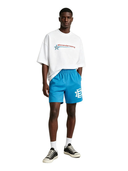 Eric Emanuel EE Akimbo Tyrrell Winston Short Carolina Blue White - Afewvibe