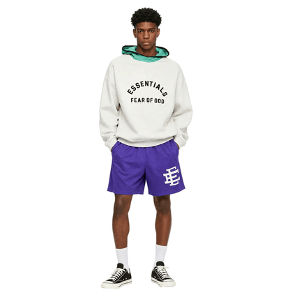 Eric Emanuel EE Akimbo Tyrrell Winston Short Purple White - AFewVibe