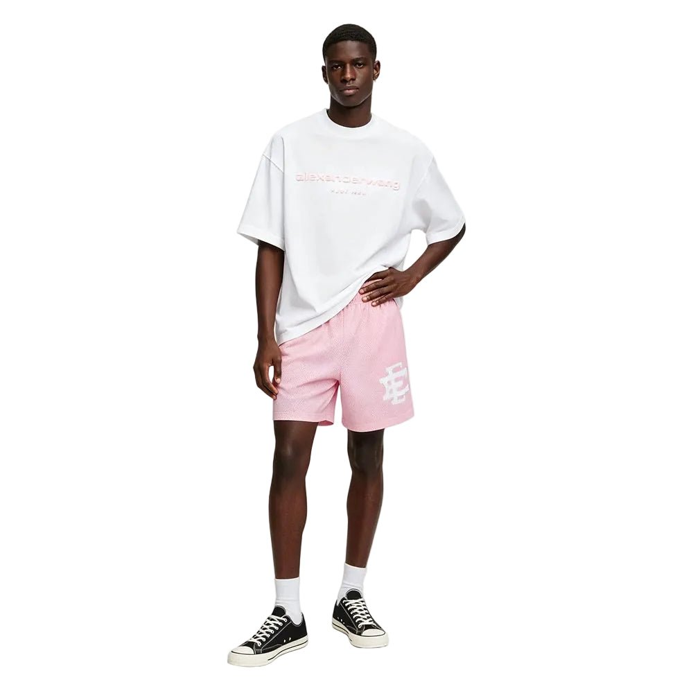 Eric Emanuel EE Akimbo Tyrrell Winston Short Rose Quartz White - AFewVibe