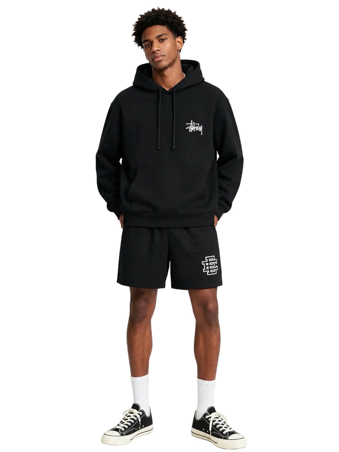 Eric Emanuel EE Basic Core Short Black Black - AFewVibe
