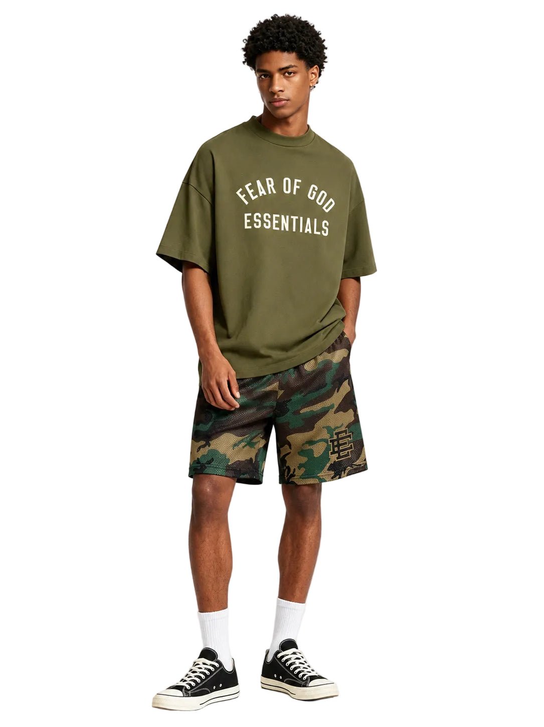 Eric Emanuel EE Basic Core Short Green Black Camo – AFewVibe