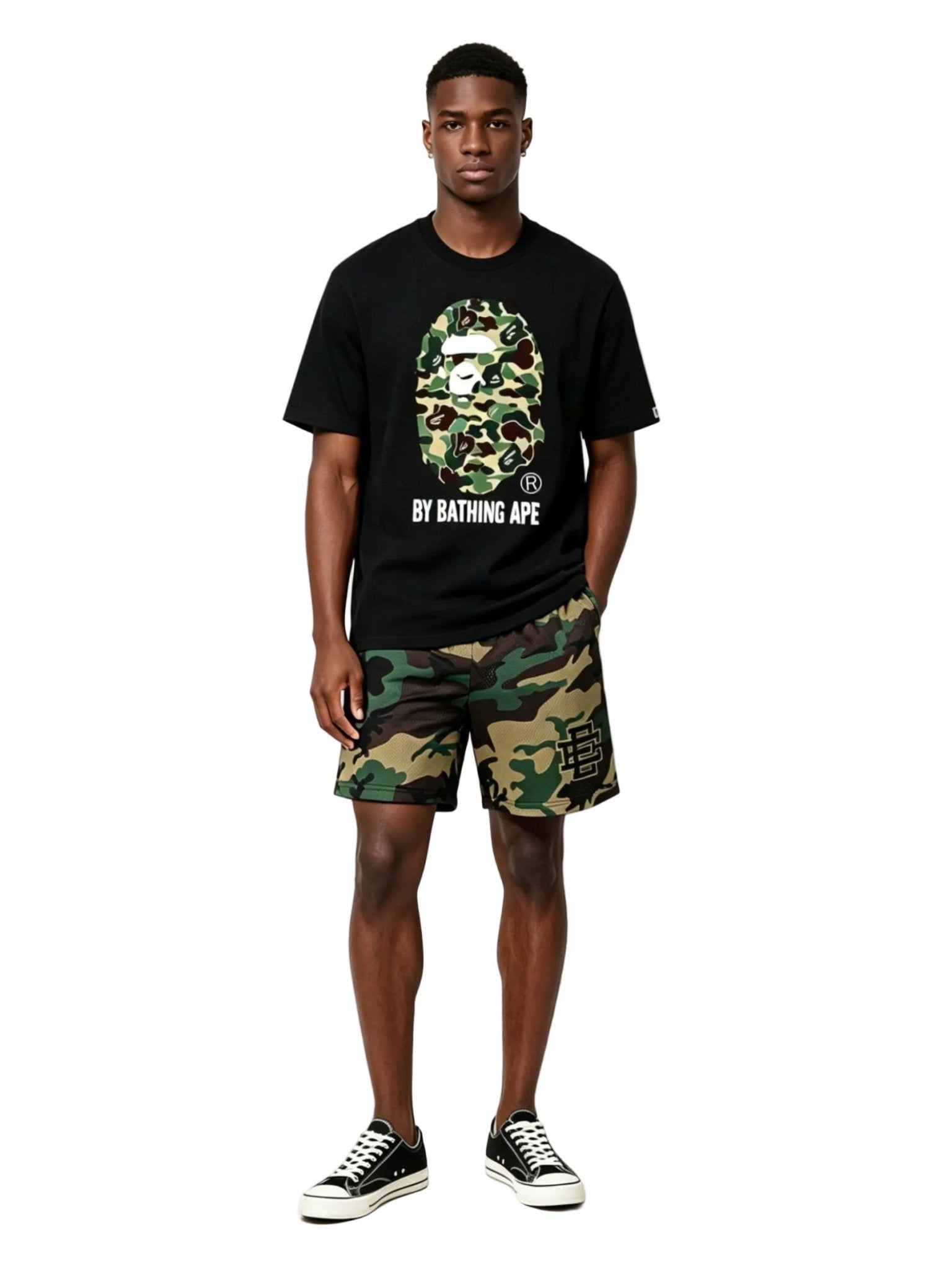 Eric Emanuel EE Basic Core Short Green Black Camo – AFewVibe