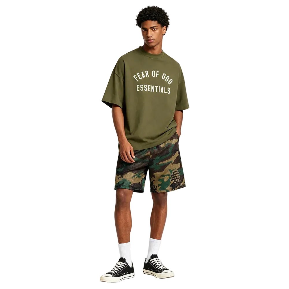 Eric Emanuel EE Basic Core Short Green Black Camo - AFewVibe
