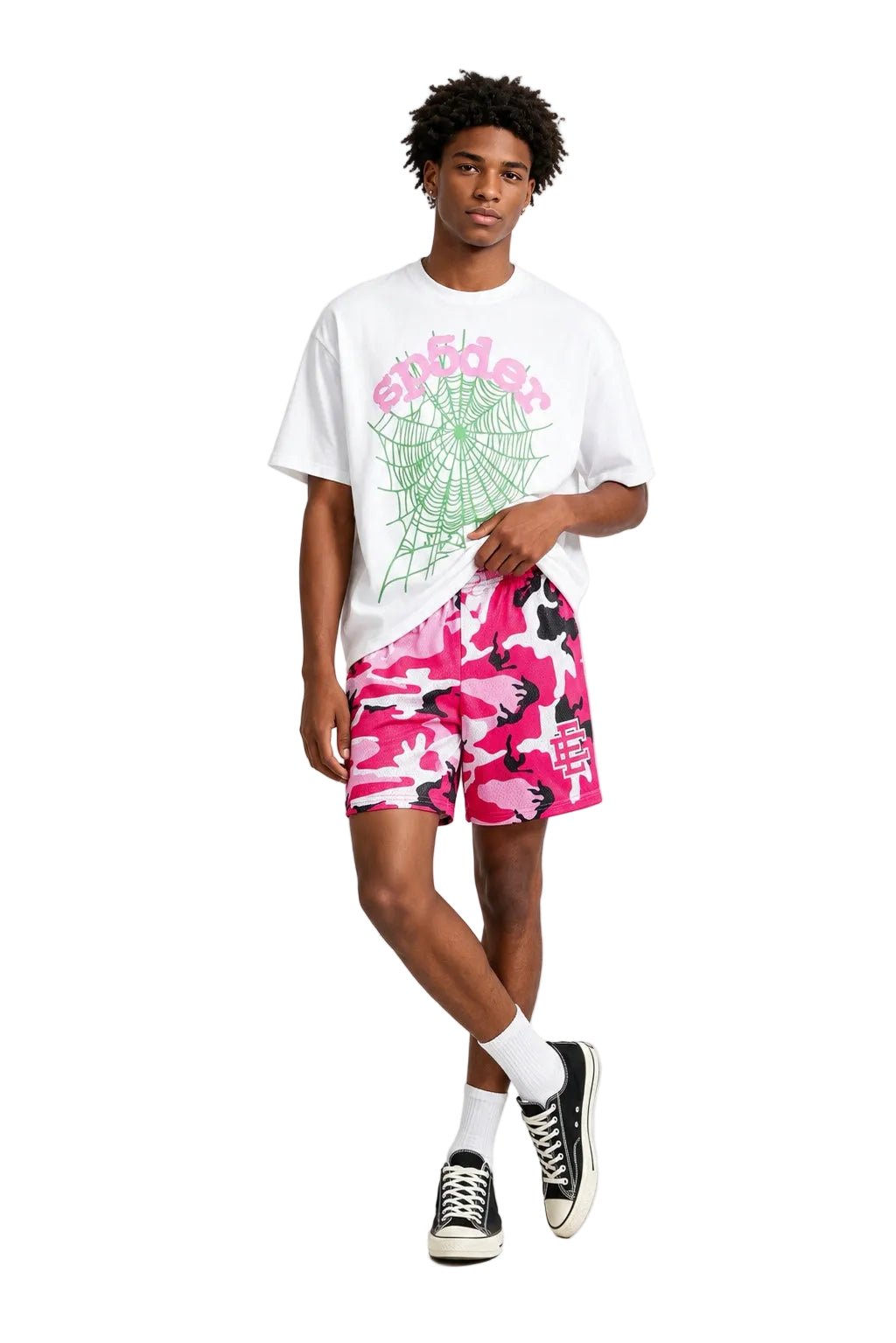 Eric Emanuel EE Basic Core Short Pink Black Camo - AFewVibe