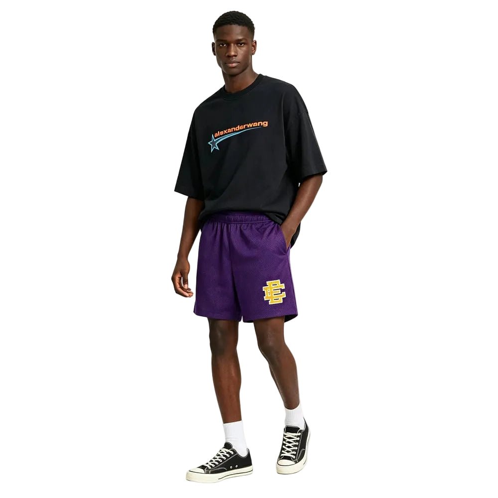 Eric Emanuel EE Basic Core Short Purple Yellow - AFewVibe