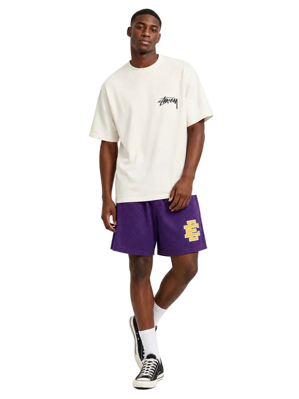 Eric Emanuel EE Basic Core Short Purple Yellow – AFewVibe