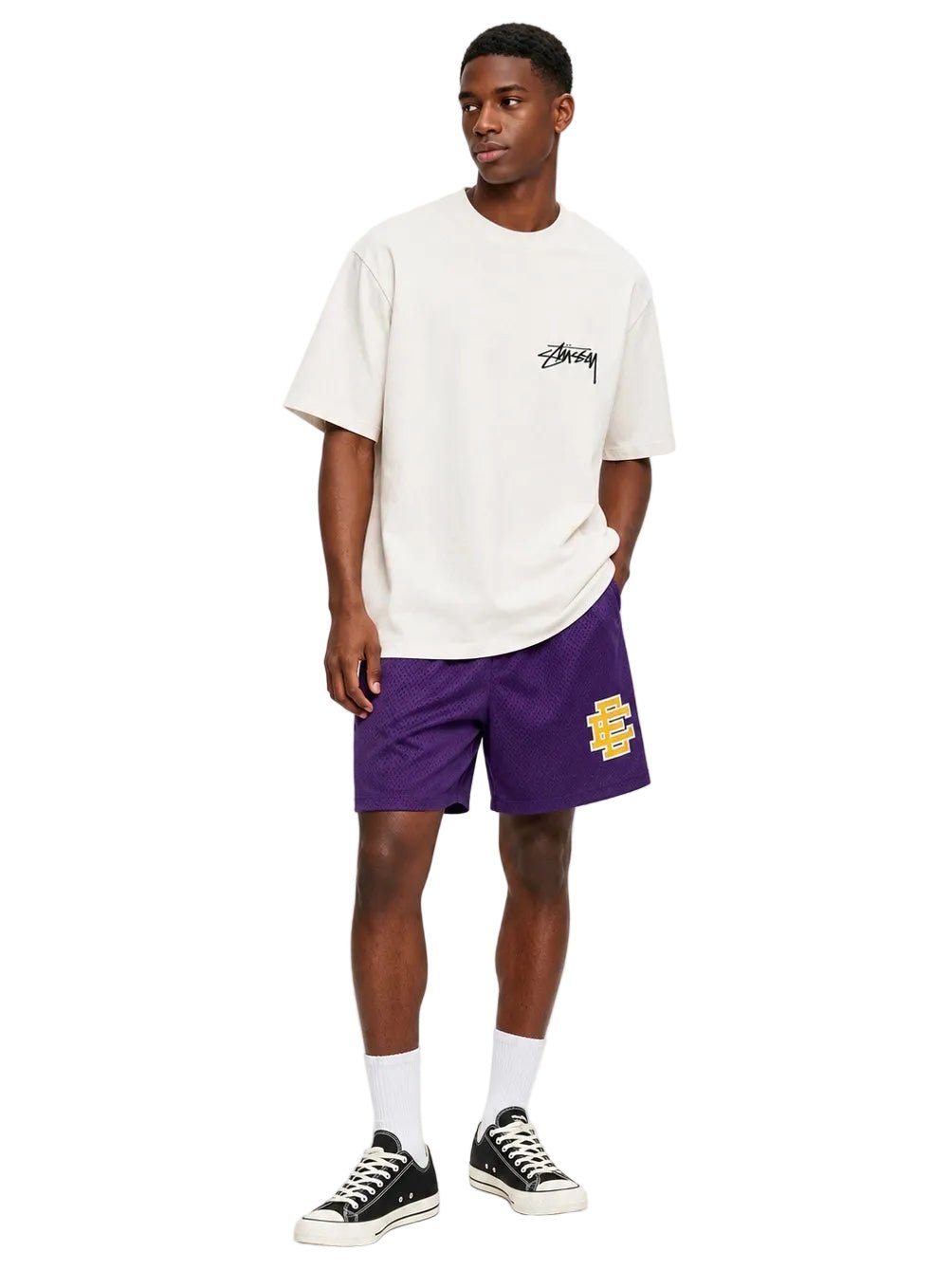 Eric Emanuel EE Basic Core Short Purple Yellow – AFewVibe