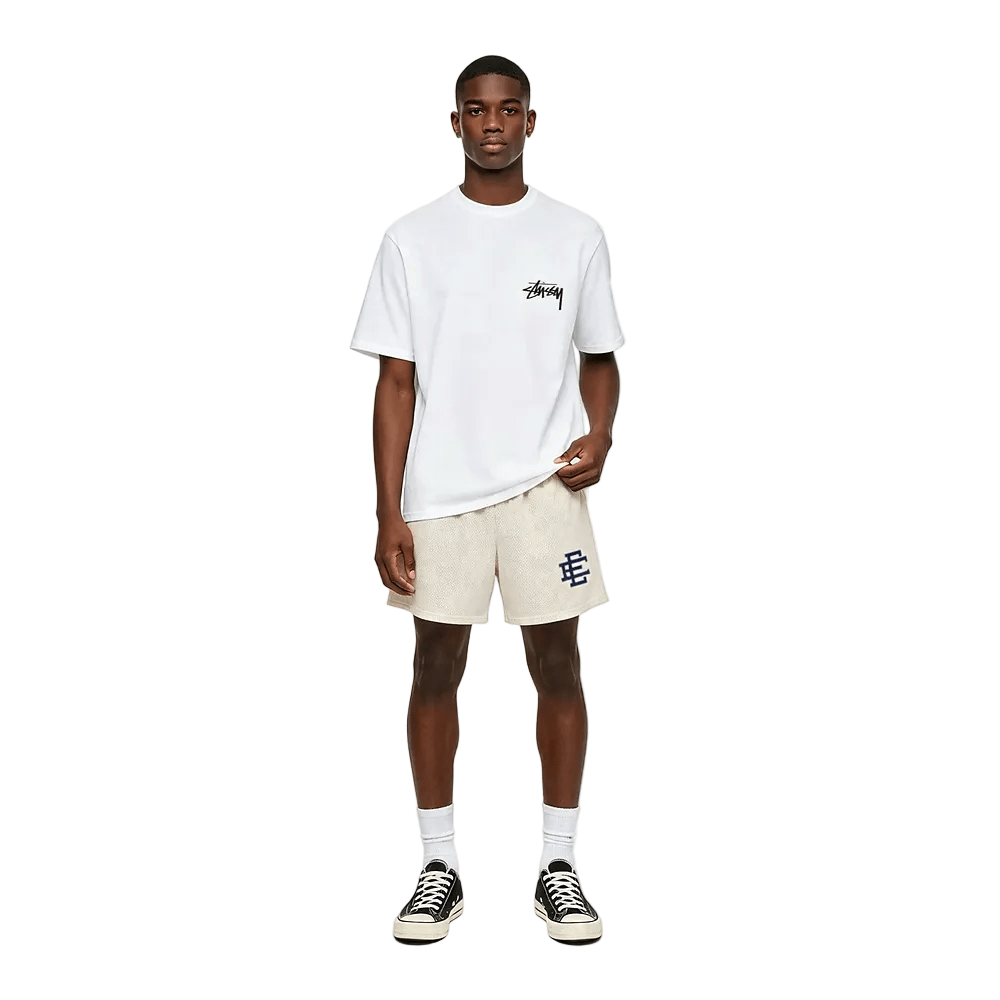Eric Emanuel EE Basic Core Short Whitecap Grey Navy - AFewVibe