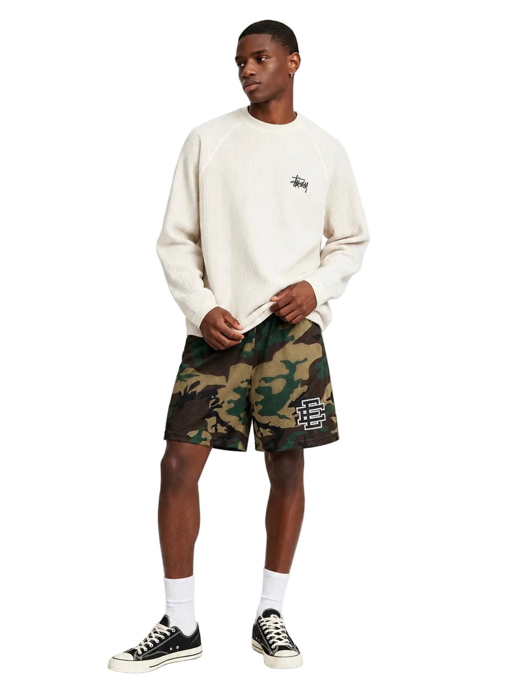 Eric Emanuel EE Basic Core Short Woodland Camo Black - AFewVibe
