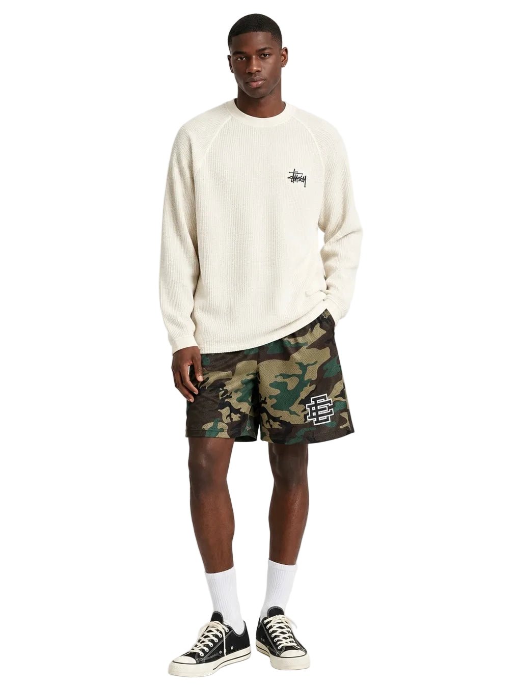Eric Emanuel EE Basic Core Short Woodland Camo Black - AFewVibe