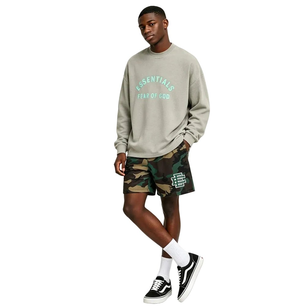 Eric Emanuel EE Basic Core Short Woodland Camo Green - AFewVibe