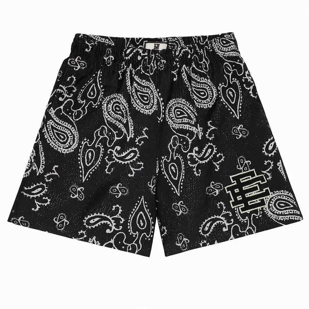 Eric Emanuel EE Basic Short Black Paisley - Afewvibe