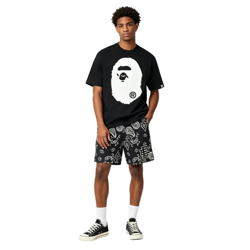 Eric Emanuel EE Basic Short Black Paisley - AFewVibe